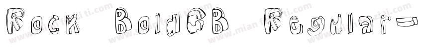 Rock BoldGB Regular字体转换